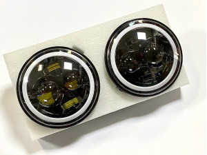 Фары LED ваз 2121 Нива темные  (к-т)