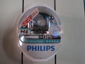 Лампочка (+130%) X-treme Vision  h4 60/55w Philips