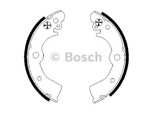 Колодка тормозная барабана ваз 2121-2101 задняя компл. Bosch