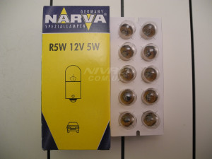 Лампа 17171 (12v 5w) Narva
