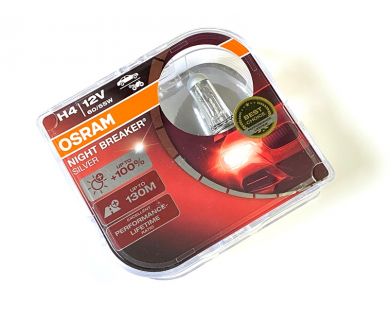 Лампочка (+110%)  h4 60/55w Night Breaker OSRAM