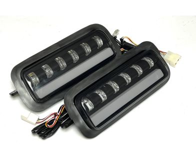 Подфарник нива LED ваз 21213-21214 (6 линз + полоса) комплект WATT Подфарник нива LED ваз 21213-21214 (6 линз + полоса) комплект WATT