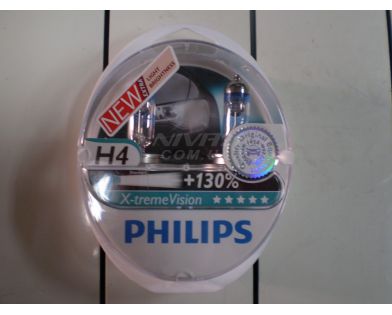 Лампочка (+130%) X-treme Vision  h4 60/55w Philips